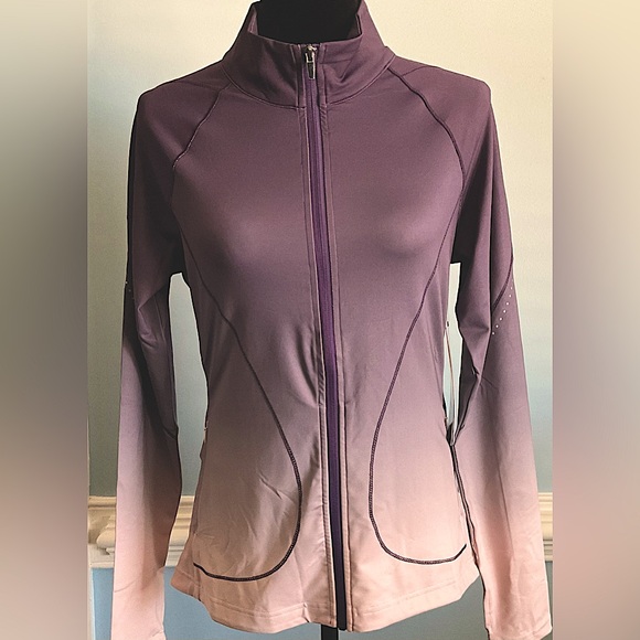 Shape Jackets & Blazers - NWT Ombré Protech Athleisure Jacket Purple Workout Wear Gym